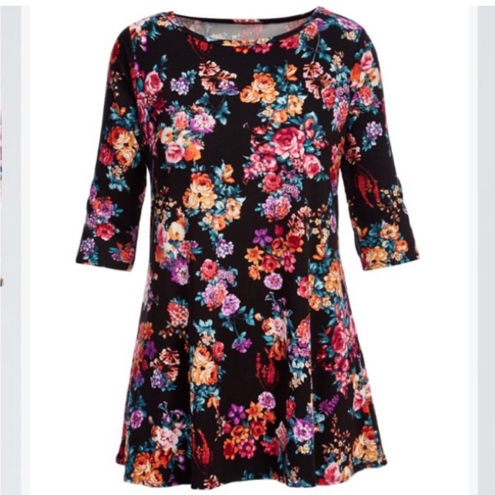 Cool Melon floral tunic